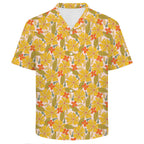 Trippy Floral Men's Crinkle Hawaiian Shirt