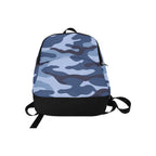 Blue Camouflage - Fabric Backpack