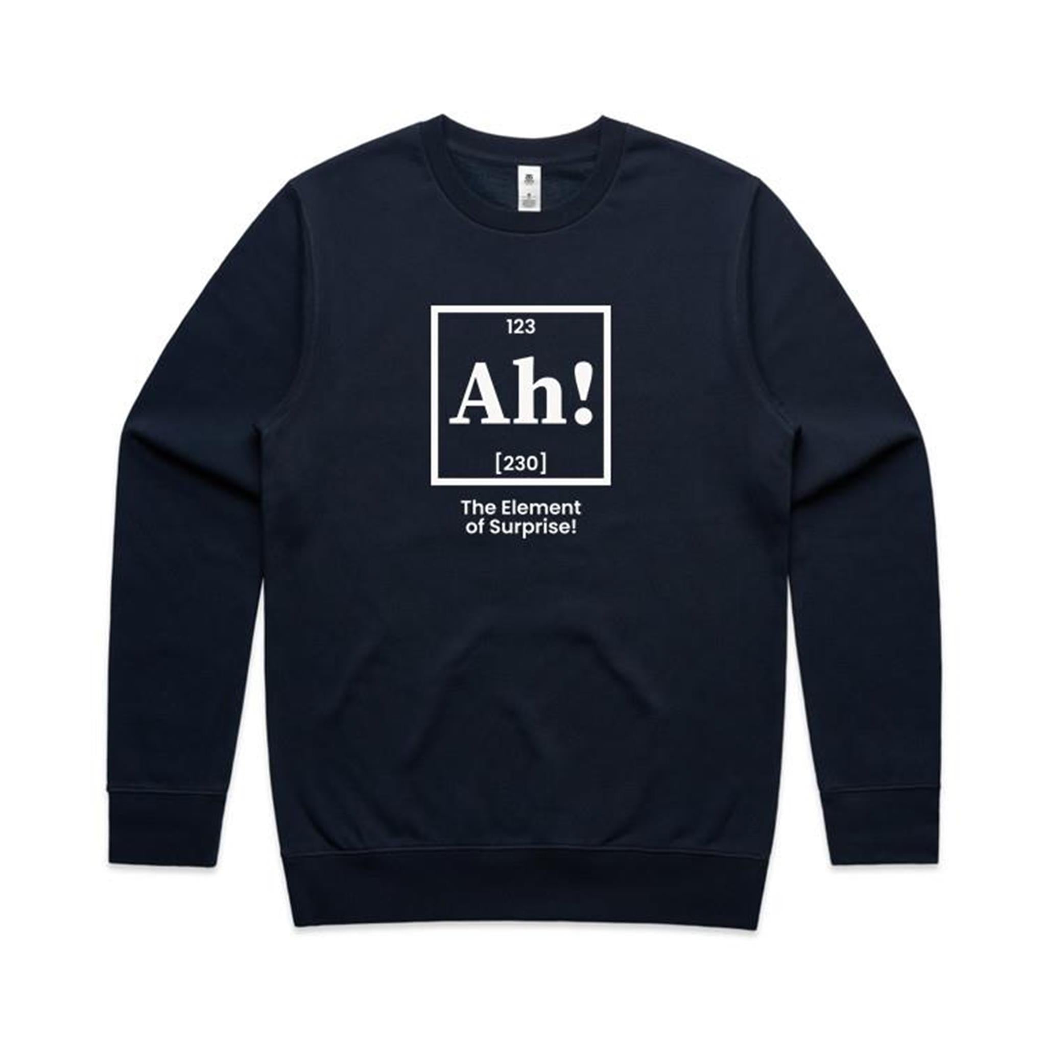 Ah! The Element Of Surprise AS Colour Stencil Crew Sweatshirt