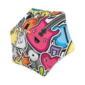 Sticker Music Kids Safe Round Corner Umbrella One Size Kids Safe Round Corner Umbrella Music Printed Offshore