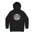 Coffee, Alien, UFO, Take Me To Your Brewer Women's AS Colour Hoodie Black Womens Hoodie Coffee Printed In Australia Sci Fi