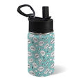 Comic Book Speech Bubbles 12oz Kids Water Bottle with Straw Lid