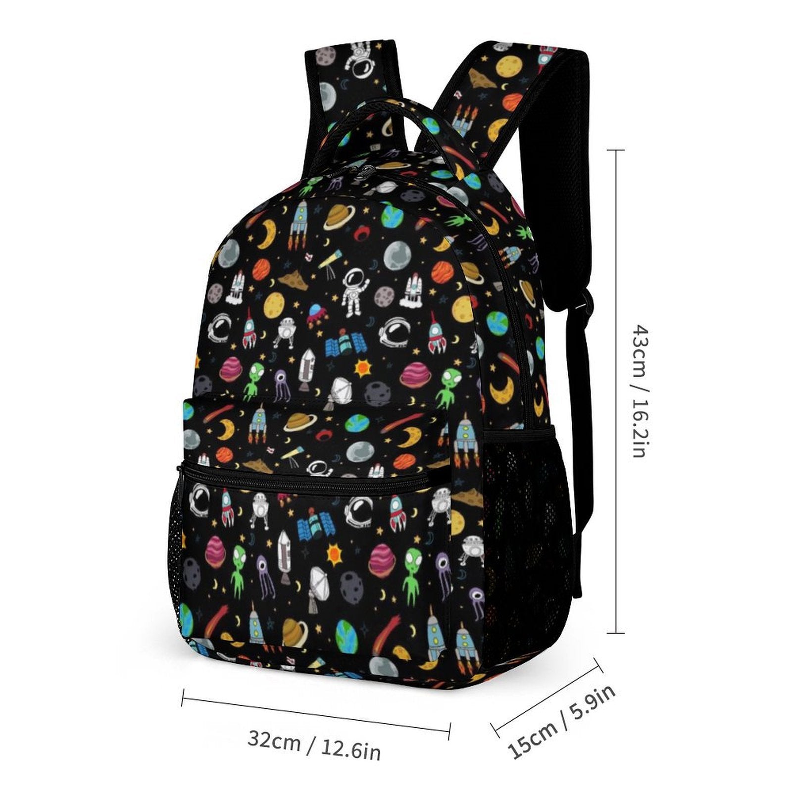 Fun Space Backpack, Lunch Bag & Pencil Case Set