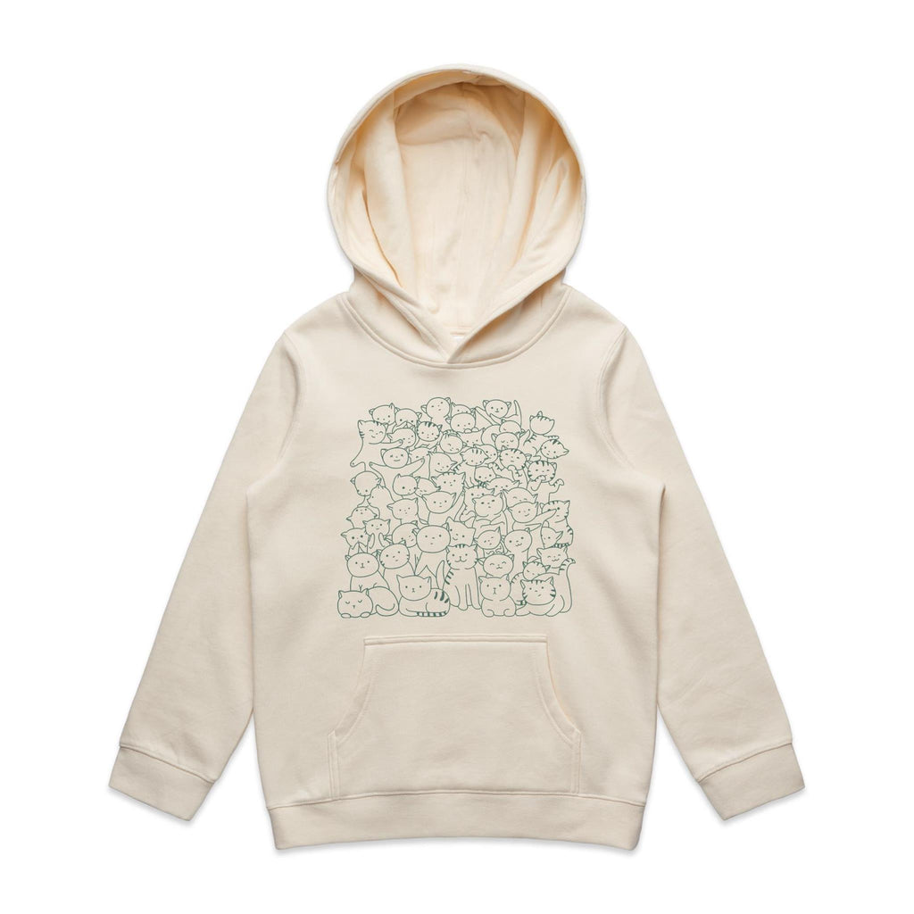 Lots And Lots Of Cats Kid's AS Colour Hoodie