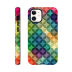 Circle Pattern - Apple iPhone Tough case iPhone 12 Mini iPhone Tough Case Globally Fulfilled