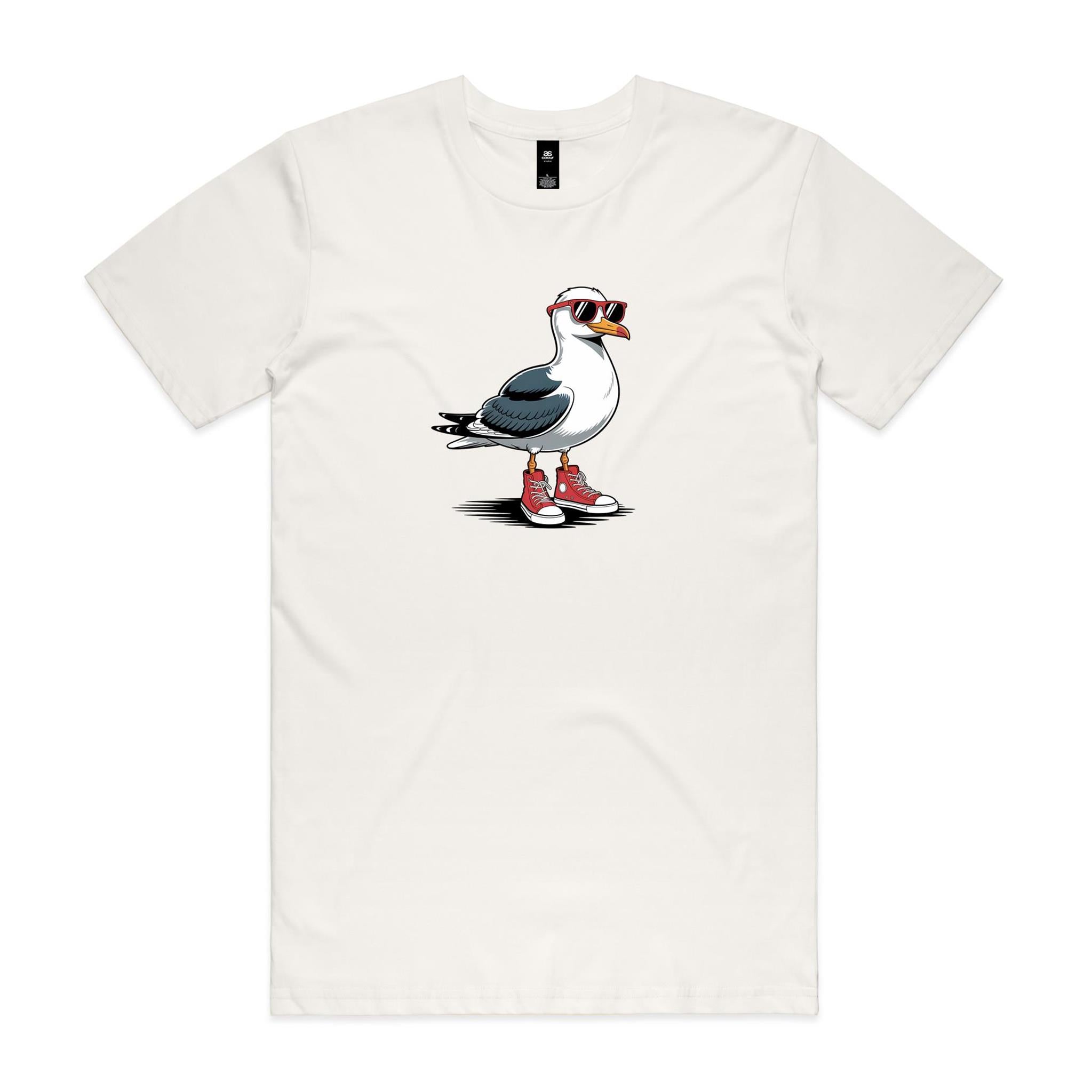 Seagull With Sunglasses And High Tops Men's AS Colour T-shirt