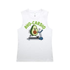 Avo - Cardio, Avocado On A Treadmill - AS Colour Women's Maple Tank