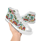 Surfing Safari Kids High Top Canvas Shoes Kids High Top Canvas Shoes Printed Offshore Surf