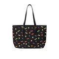 Candy PU Leather Tote Bag Large One Size Leather Tote Bag-Large Printed Offshore
