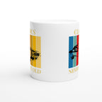 Classics Never Get Old White 11oz Ceramic Mug White 11oz Mug Dad Globally Fulfilled