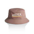 Guitarist Evolution - AS Colour Bucket Hat Hazy Pink One Size As Colour Bucket Hat Music Printed In Australia