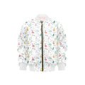 Quirky Dinosaurs Kids Bomber Jacket