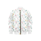 Quirky Dinosaurs Kids Bomber Jacket