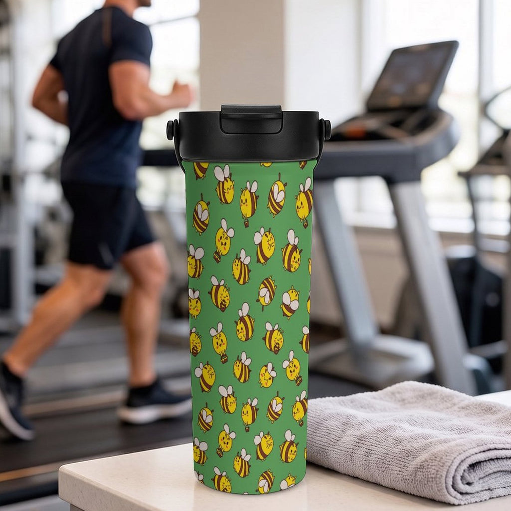 Busy Bees 20oz Tea Tumbler with Carry Handle