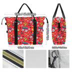 Comic Book Red Duffle Bag-Simple (Model 1715) Duffle Bag-Simple (1715)