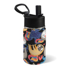 Funny Sloths 12oz Kids Water Bottle with Straw Lid