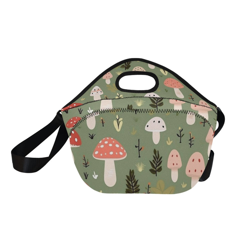 Toadstools - Neoprene Lunch Bag Neoprene Lunch Bag Printed Offshore