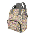 Pretty Moths Multi-Function Backpack, Nappy / Diaper Bag One Size Multi-function Backpack, Nappy / Diaper Bag animal Printed Offshore
