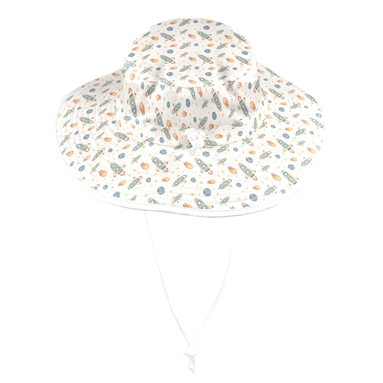 Rockets Wide Brim Bucket Hat Wide Brim Bucket Hat Printed Offshore Space