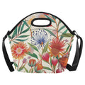 Native Flora Neoprene Lunch Bag One Size Neoprene Lunch Bag Plants Printed Offshore