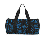 Blue Squiggle Duffle Bag Duffle Bag Printed Offshore