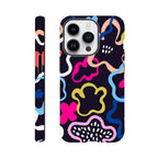 Colour Abstract Shapes - Apple iPhone Tough case iPhone 14 Pro iPhone Tough Case Globally Fulfilled