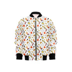 Super Dog Kids Bomber Jacket XL Kids Bomber Jacket animal comic Printed Offshore