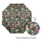 Bright Floral And Leaves Umbrella