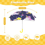 Rainbow Unicorn Kids Safe Round Corner Umbrella Kids Safe Round Corner Umbrella animal Printed Offshore
