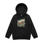 Cassette Tape And Pencil - Kids Hoodie