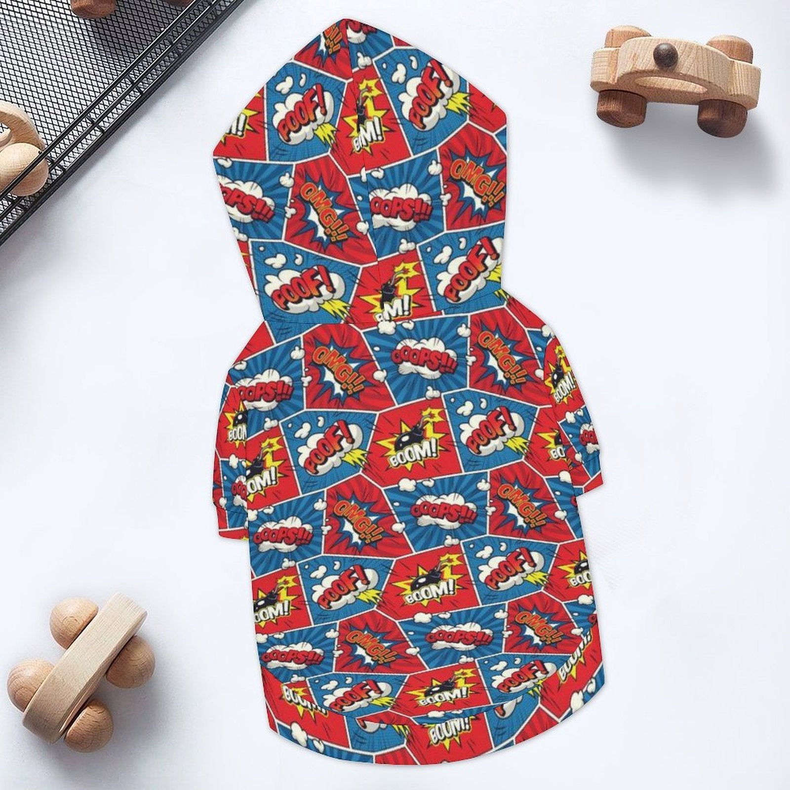 Comic Book Pet Hoodie (Small Size)