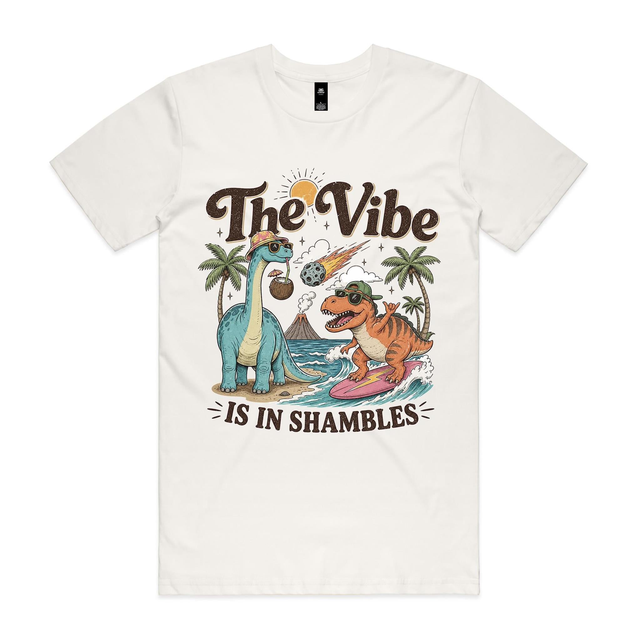 Dinosaurs, The Vibe Is In Shambles Men's AS Colour T-shirt
