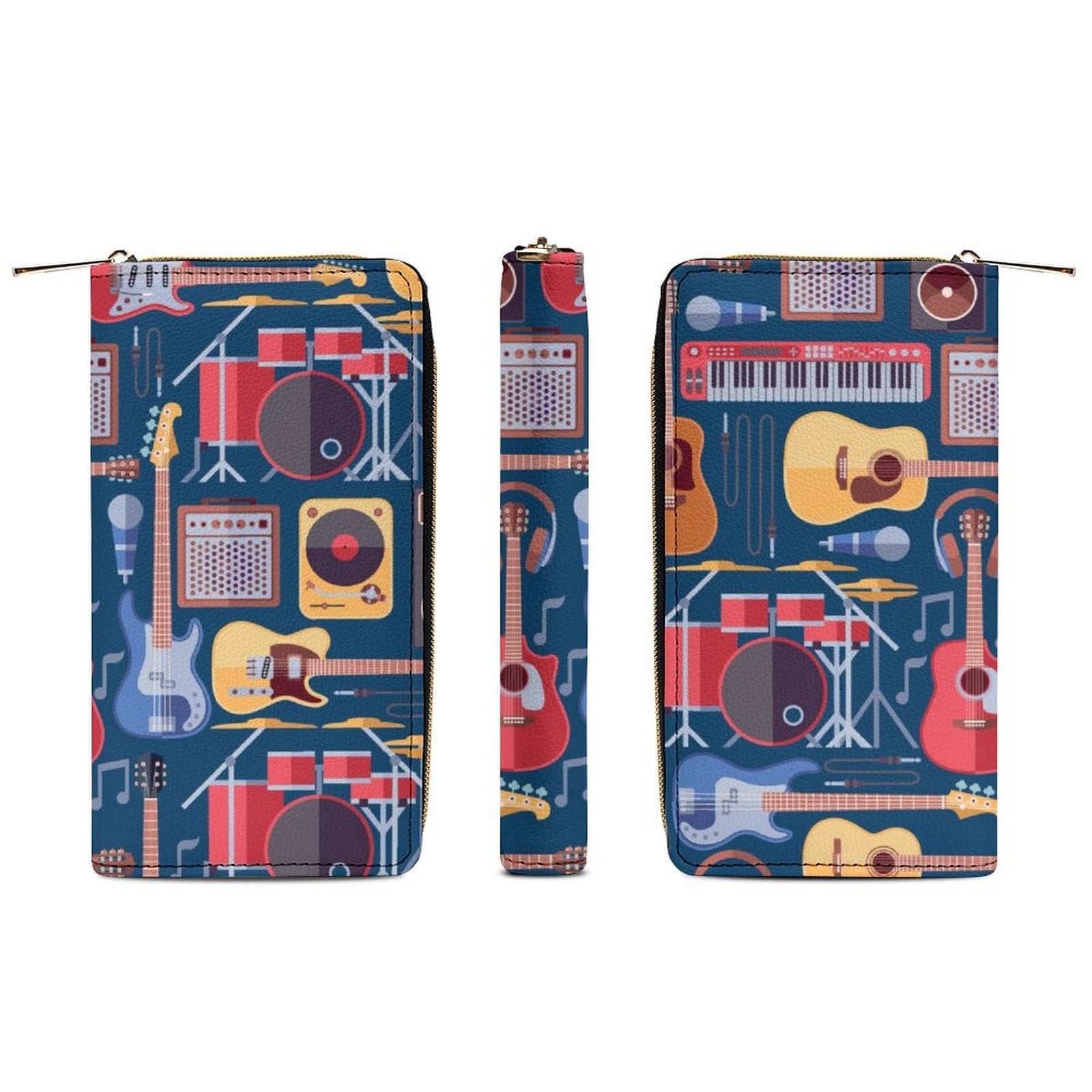 Music Instruments -  PU Leather Wallet