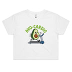 Avo Cardio Avocado Treadmill Women's AS Colour Crop Tee