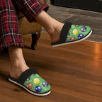 Pool Balls Men's Fur Trim Thick-Sole Indoor Slippers Men's Fur Trimmed Slippers Games Printed Offshore
