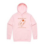 Guitar Pedal - Mens Hoodie Pink Mens Hoodie Music Printed In Australia