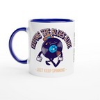 Personalise - Keeping The Blues Alive - White 11oz Ceramic Mug Ceramic Blue Personalised Mug customise Globally Fulfilled Music personalise