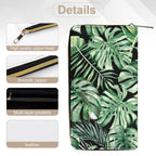 Jungle Leaves -  PU Leather Wallet