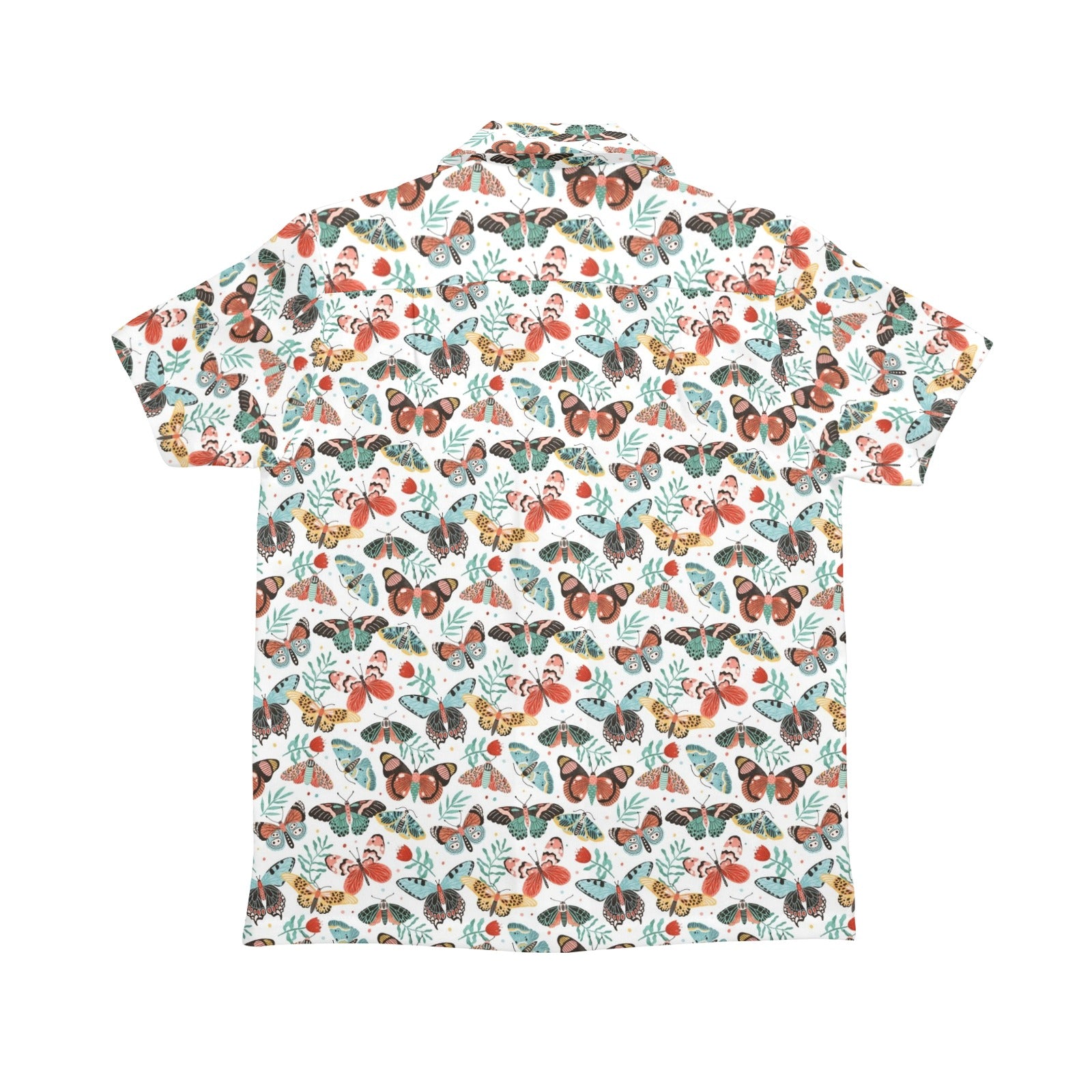 Pretty Moths And Butterflies Senior Kids Hawaiian Shirt