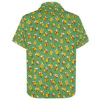 Busy Bees Women's Short-Sleeve Button Up Shirt