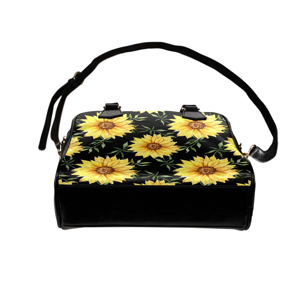 Painted Sunflowers Shoulder Handbag