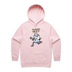 Life Is Short, Milk It - Womens Hoodie Pink Womens Hoodie Fitness Printed In Australia