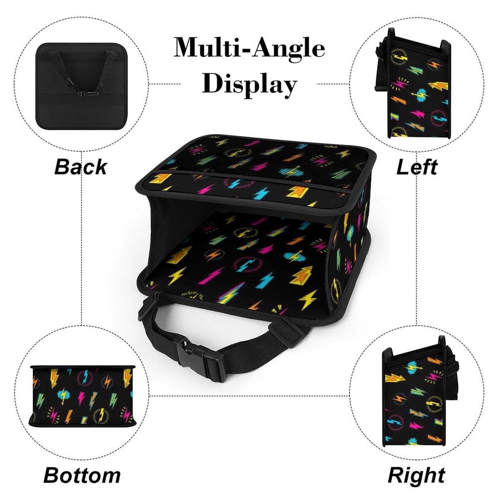 Fun Lightning, Comic Car Seat Back Organiser Car Seat Back Organiser comic Printed Offshore