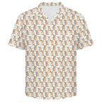 Quokkas Men's Crinkle Hawaiian Shirt