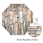 Stone Wall - Semi-Automatic Foldable Umbrella (Model U12) Semi-Automatic Foldable Umbrella (U12)