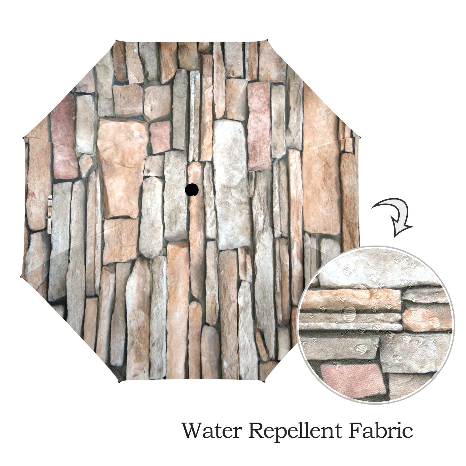 Stone Wall - Semi-Automatic Foldable Umbrella (Model U12) Semi-Automatic Foldable Umbrella (U12)