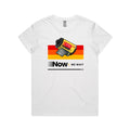 Camera Film, Now We Wait Women's AS Colour T-shirt White Womens T-shirt Printed In Australia Retro