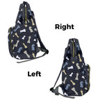 Chess Pattern - Multi-Function Backpack, Nappy / Diaper Bag