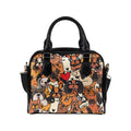 Dog Crowd 2 - Shoulder Handbag (Model 1634) One size Shoulder Handbags (1634)
