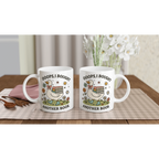 Oops, I Bought Another Book - White 11oz Ceramic Mug White 11oz Mug animal Globally Fulfilled Reading